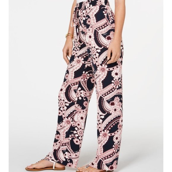 TOMMY HILFIGER Navy Printed Lounge Pants Size M - Picture 3 of 3